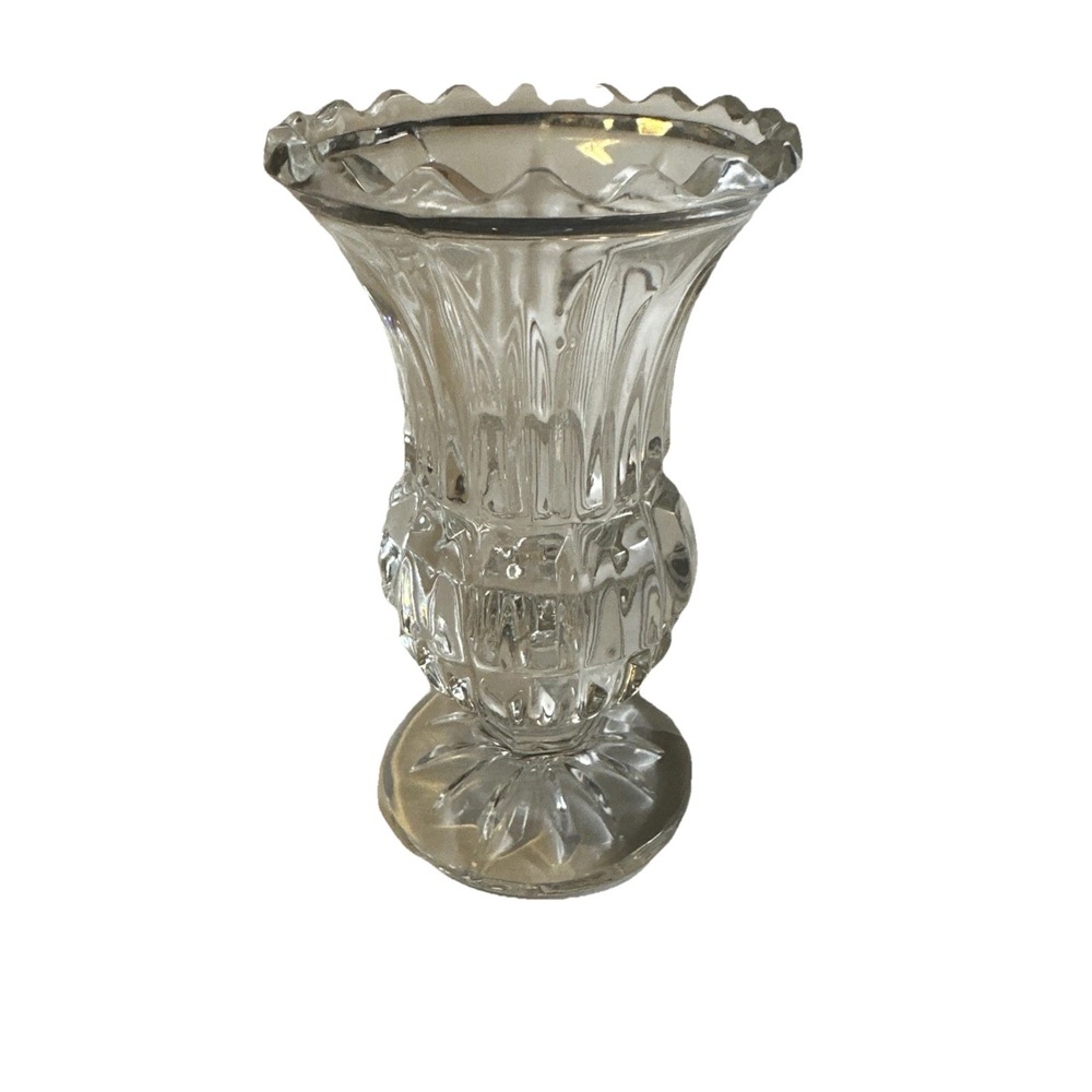Vintage‎ Fairfield 24% Lead, Crystal Pedestal Vase/Bud Vase, 1965 to 1990